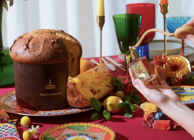 Dolce &amp; Gabbana collection: Panettone with Sicilian Wine (includes wine spray)