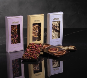 Assorted Dark Chocolate Bars (100g) Includes Display Unit